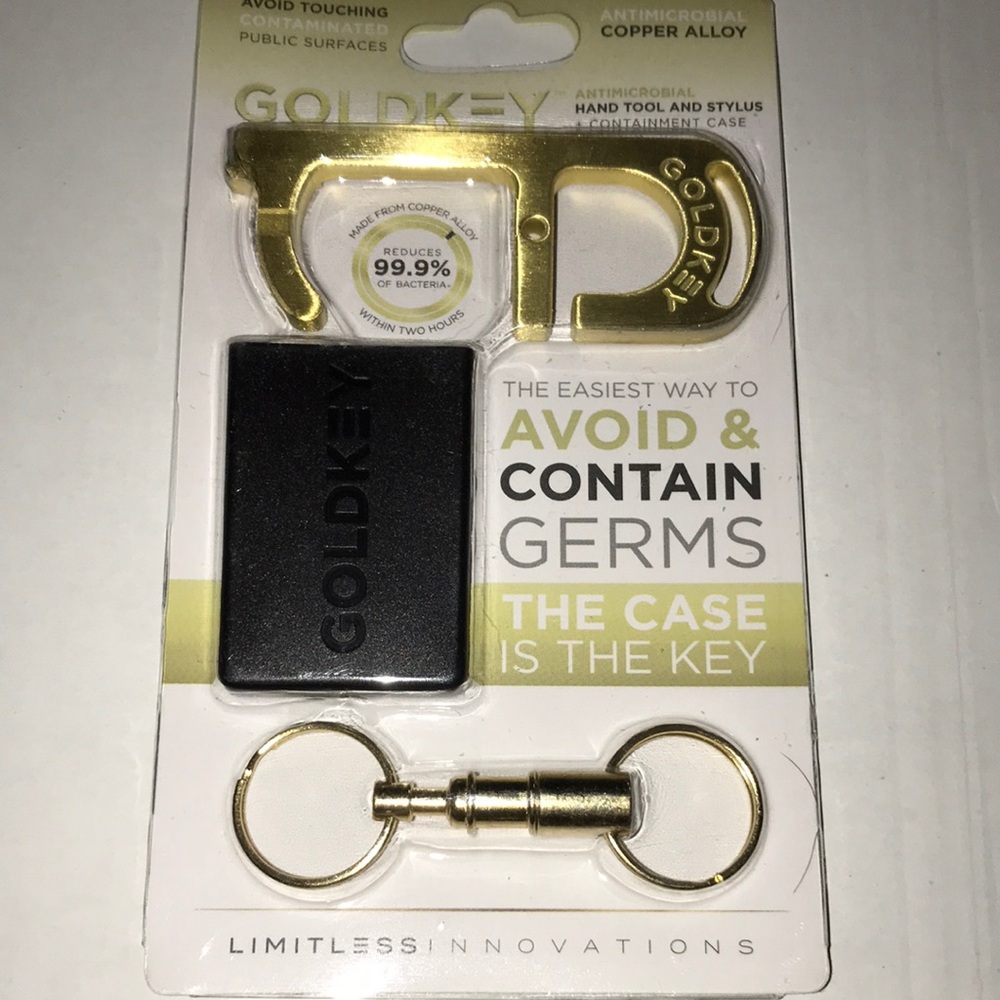 Gold and Black Key & Card Holder